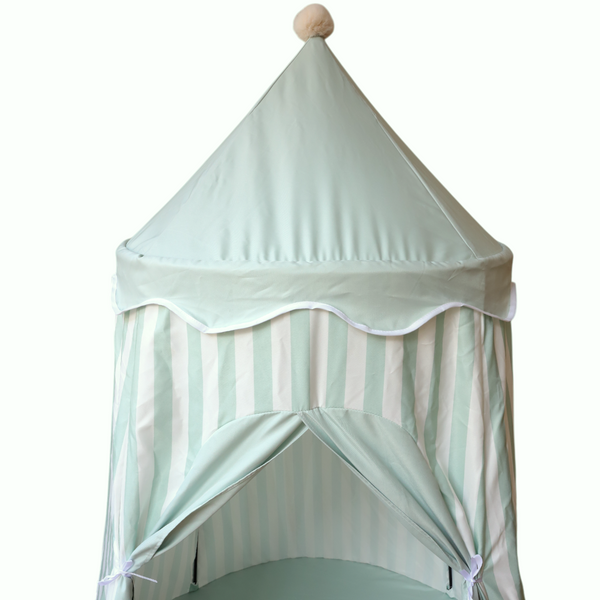 tente ouverte Tipi tente de jeu Chapiteau vert d'eau – Happy Libellule