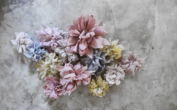 Kit créatif fleurs en tissu