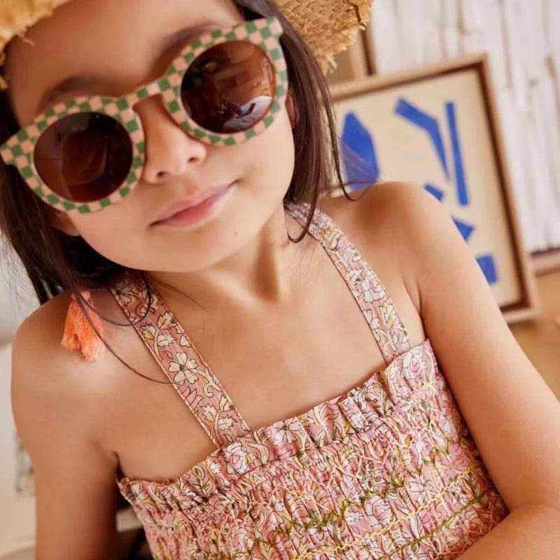 Robe à smocks Loriane rose
