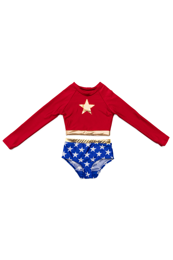 Maillot de bain anti-uv "Wonder Girl"