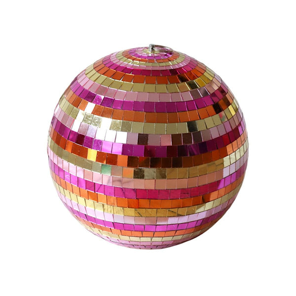Boule Disco à facettes rainbow 25cm