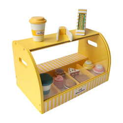 Stand a patisseries Café Miam-miam en bois