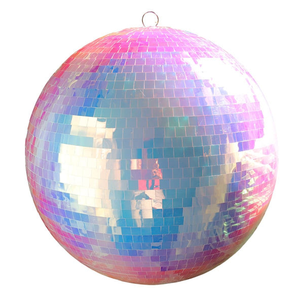 Boule Disco à facettes Iridescente 40cm