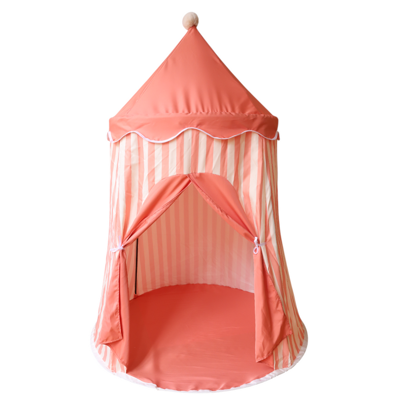 chapiteau tente Tipi tente de jeu Chapiteau rose corail – Happy Libellule