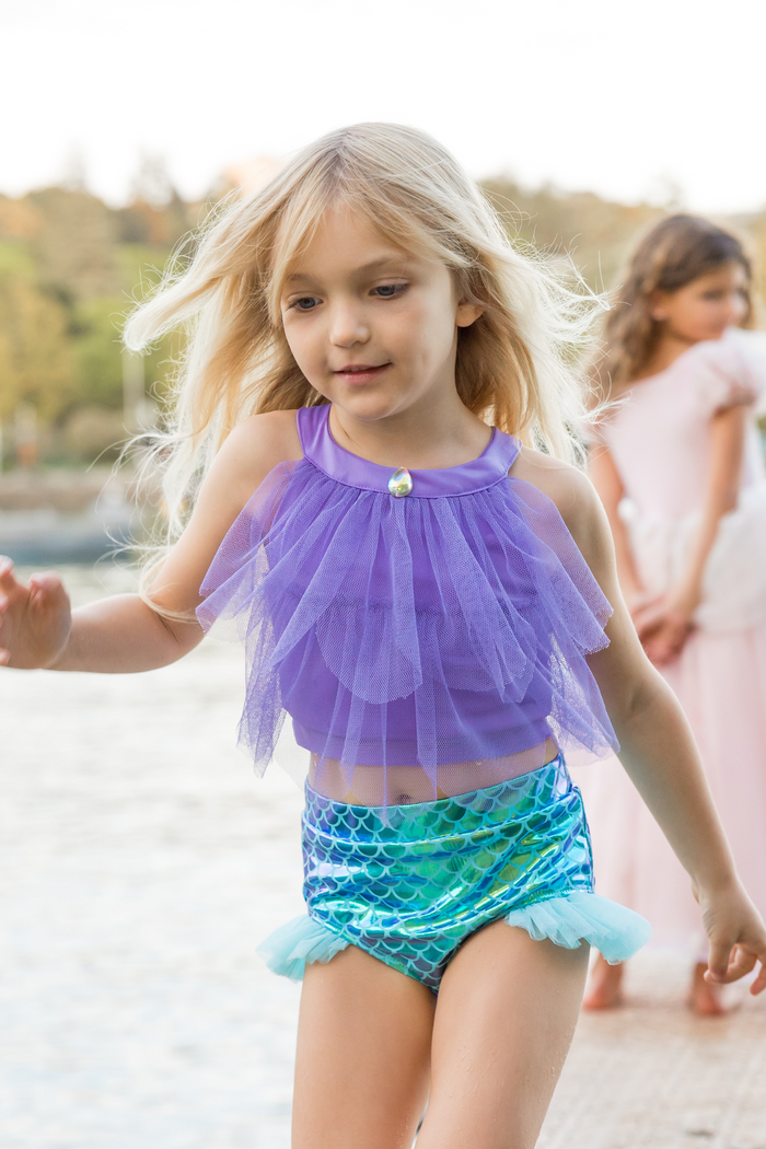 Maillot de bain anti-uv "Petite Sirène"