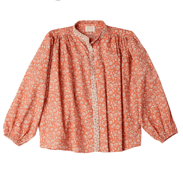 Blouse Oriana corail