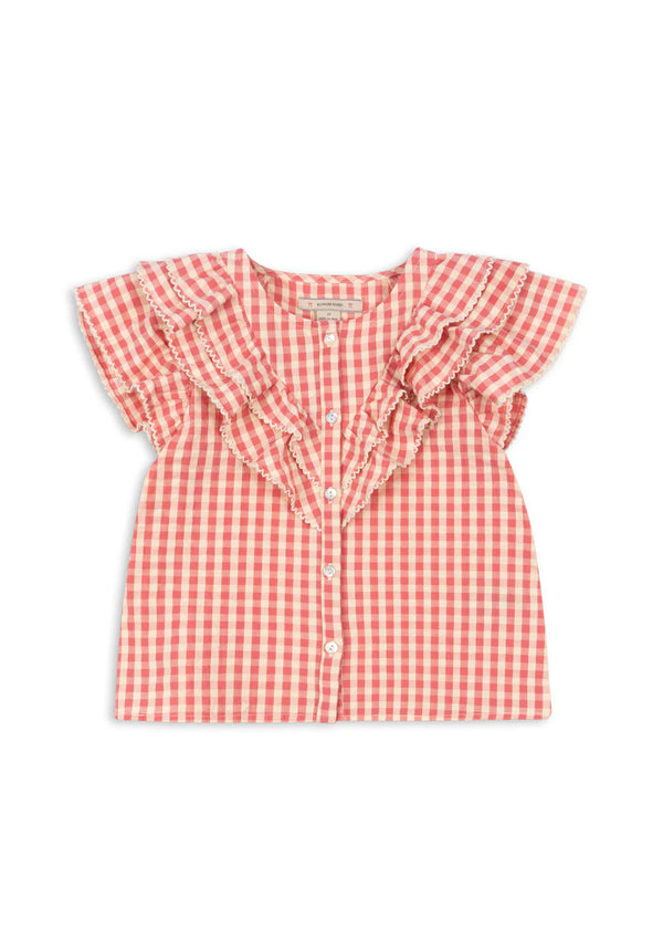 Chemise vichy rose Kim