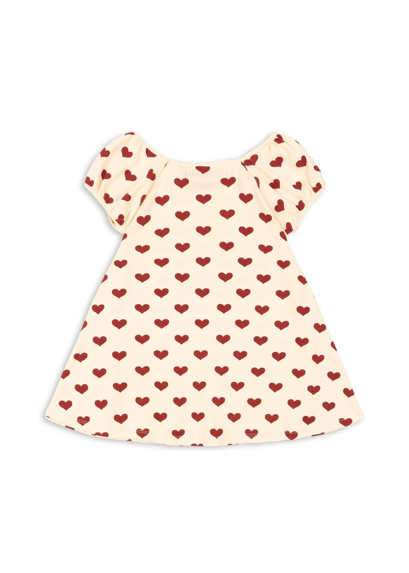 Robe coeurs rouge