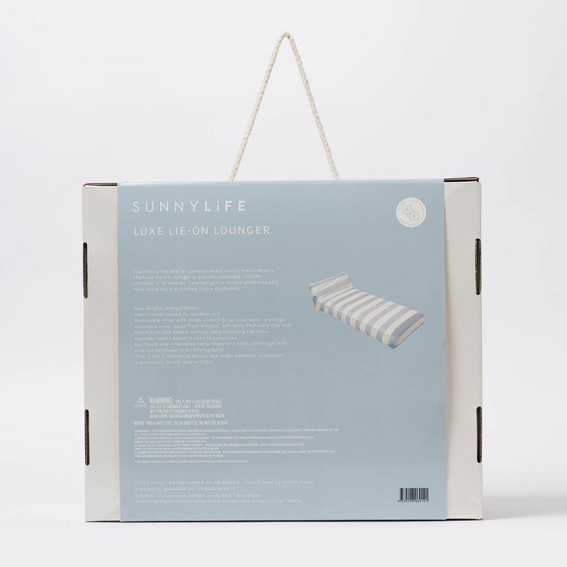 Matelas de piscine déhoussable Blue stripe