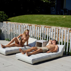 Matelas de piscine déhoussable Sage stripe