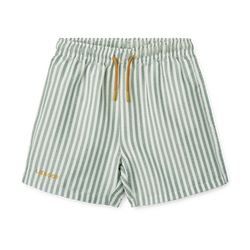 Short de bain Duke fines rayures peppermint