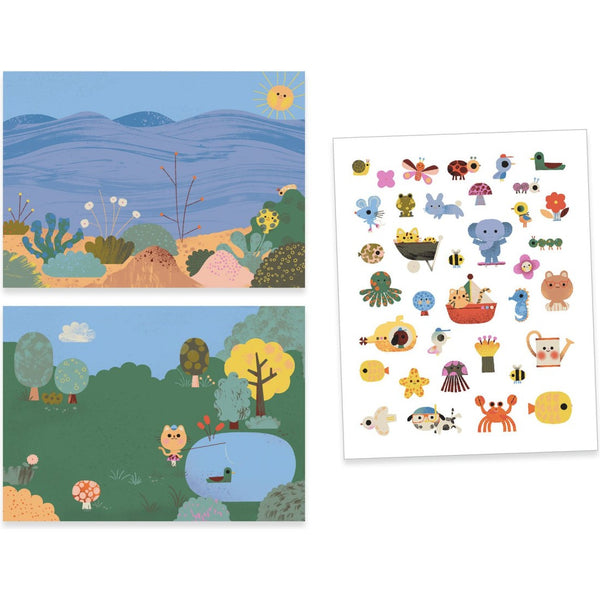 Coffret stickers repositionnables