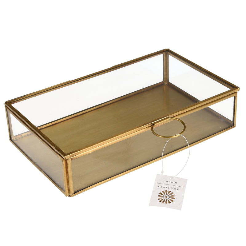 Brass jewelry box