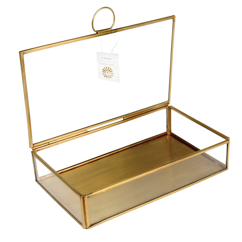 Brass jewelry box