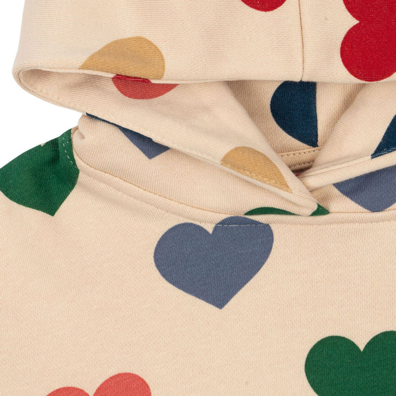 Robe sweat coeurs Lou