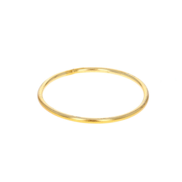Bracelet jonc en aluminium doré