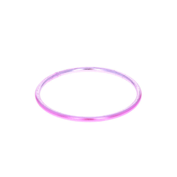 Bracelet jonc en aluminium rose