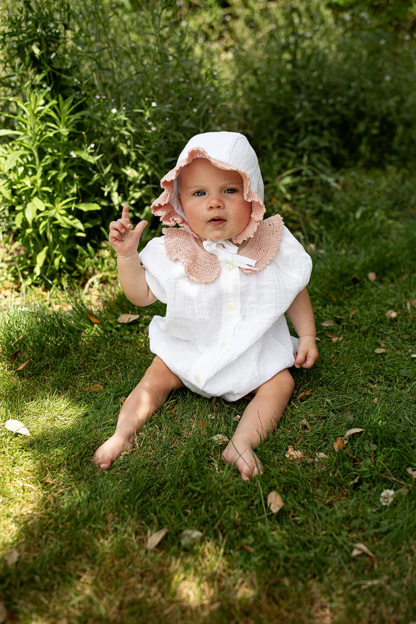 Barboteuse Phoebe light blush