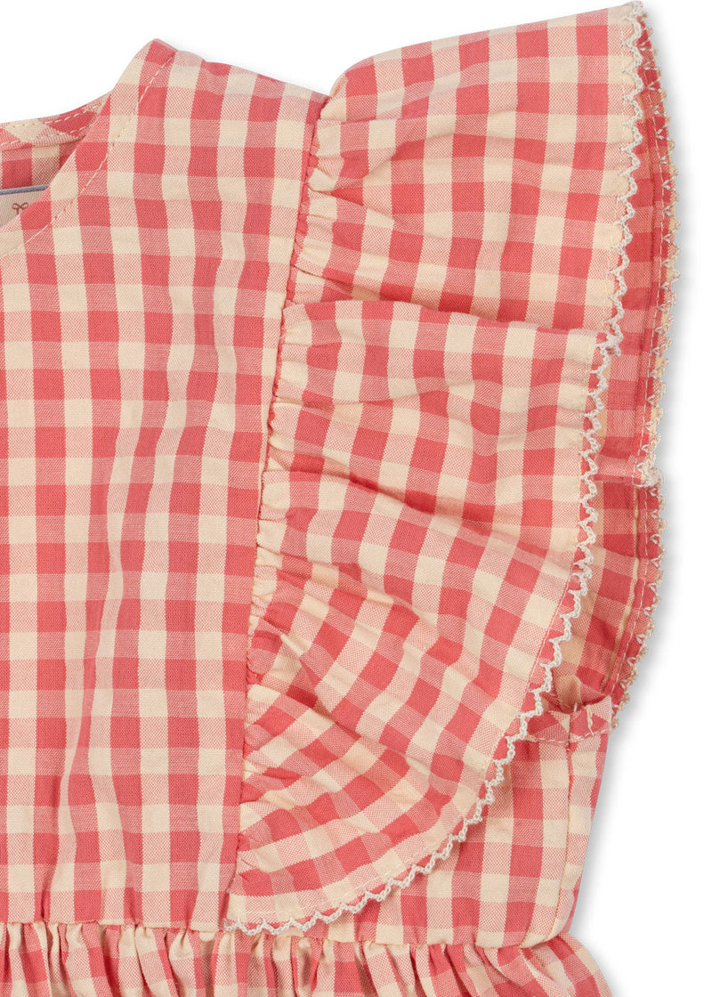 Robe vichy rose