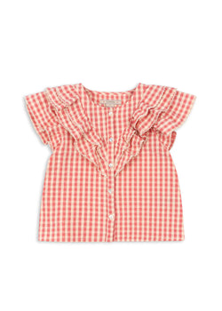 Chemise vichy rose Kim