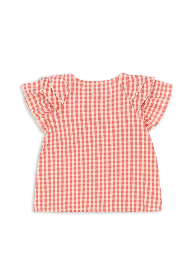 Chemise vichy rose Kim