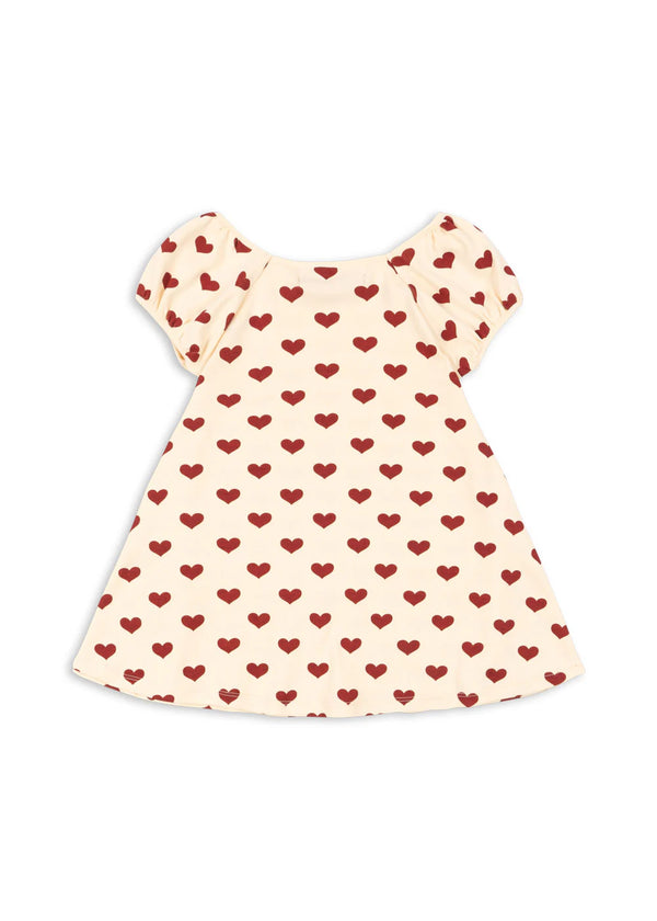 Robe coeurs rouge