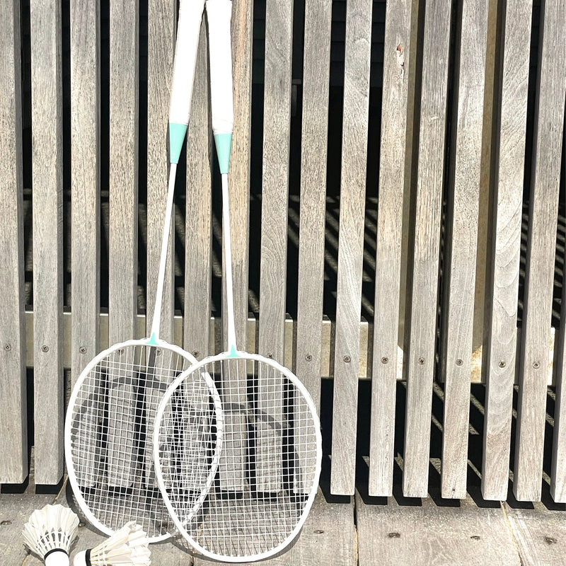 Badminton rayé multicolor
