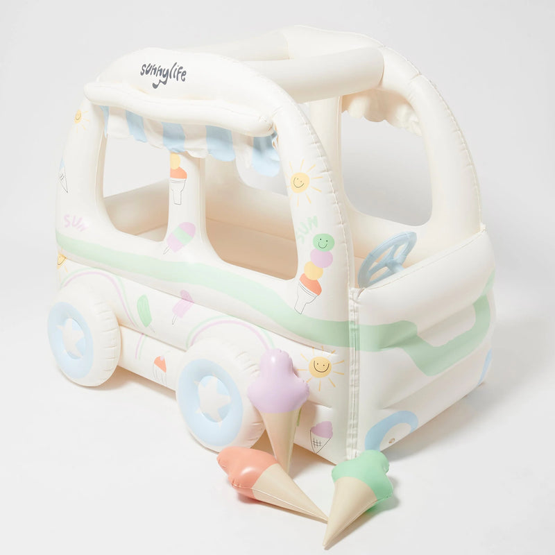 Camion de glaces gonflable