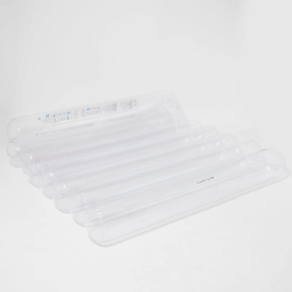 Matelas double Tube transparent