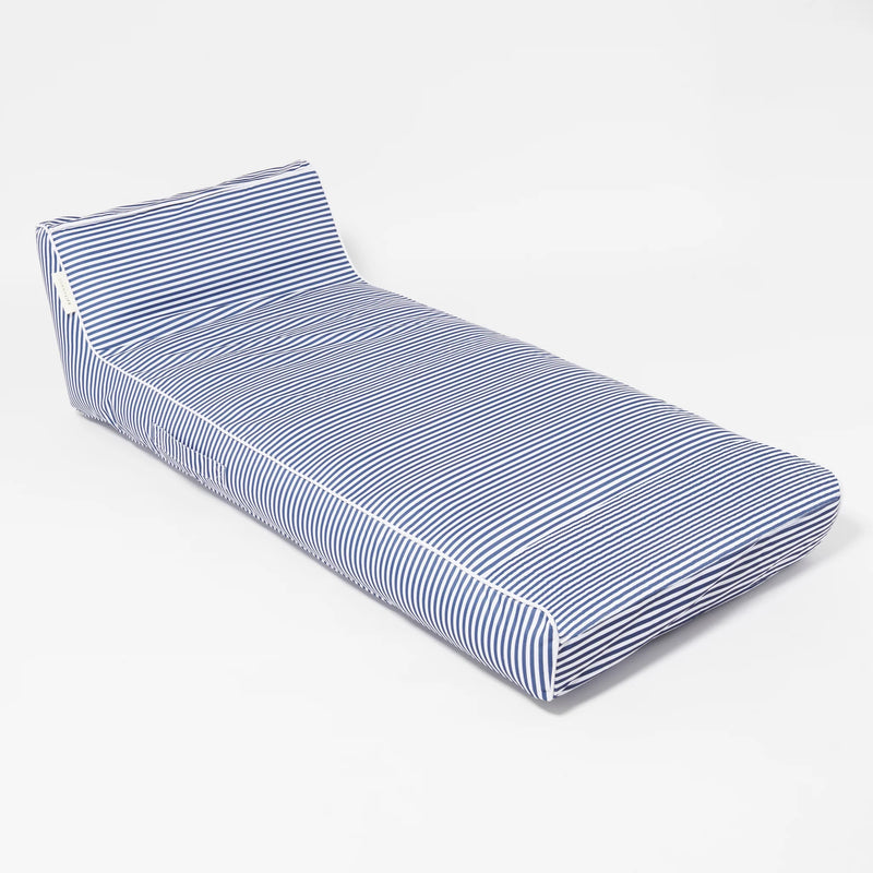 Matelas de piscine déhoussable Navy stripe
