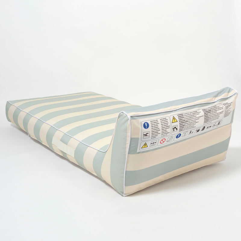 Matelas de piscine déhoussable Blue stripe
