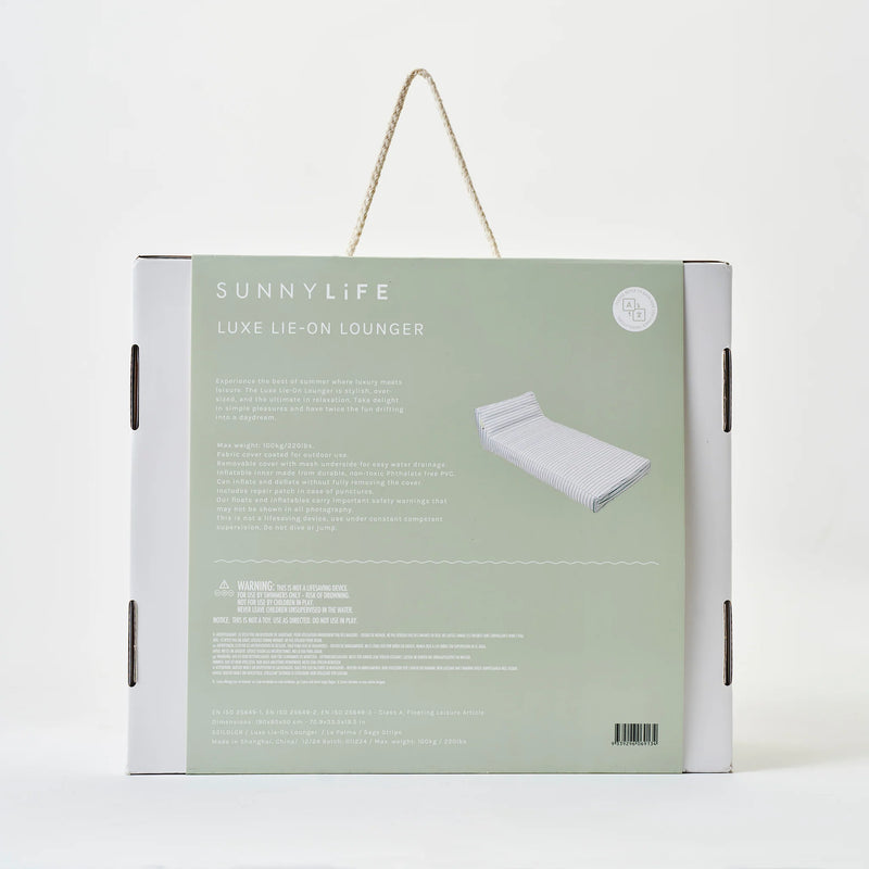 Matelas de piscine déhoussable Sage stripe