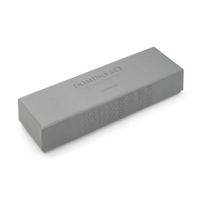 Set de domino en silicone Bleu