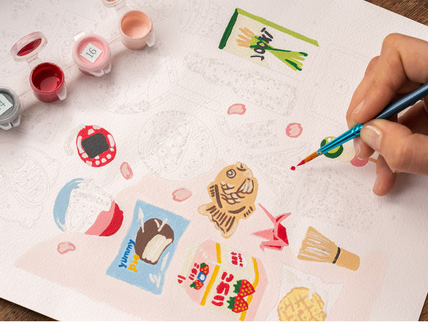 Coffret peinture au numéro Petit Pinceau Tokyo