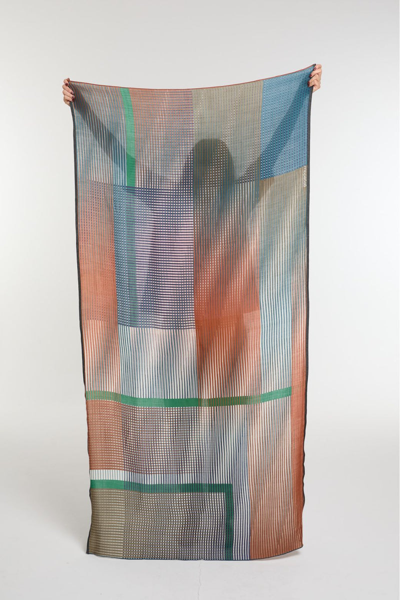 Foulard Vibrant Brun