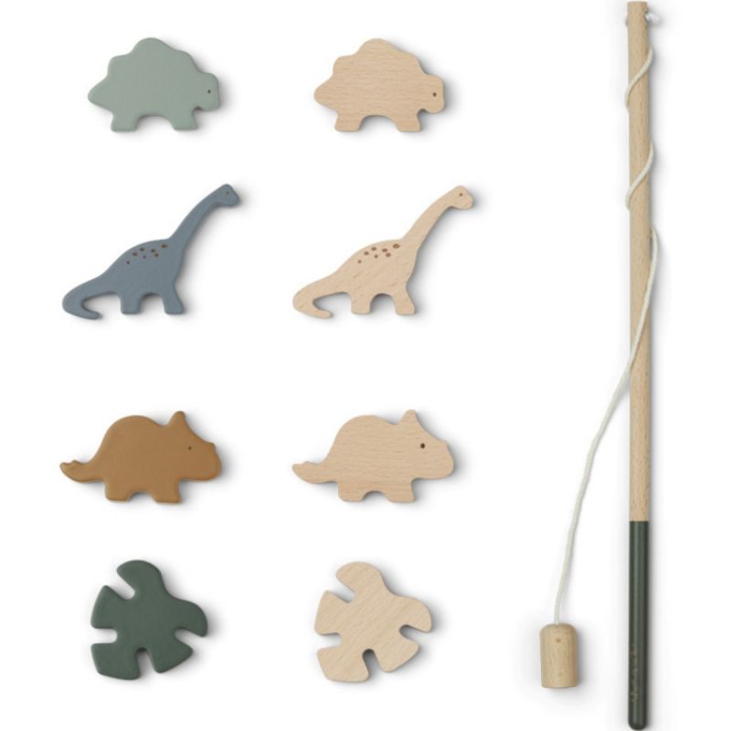 Pêche à la ligne en bois Dinos