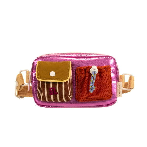 Sac banane pour vélo rose