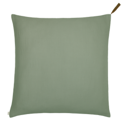 Taie d'oreiller carré 65X65 Sage green en coton bio